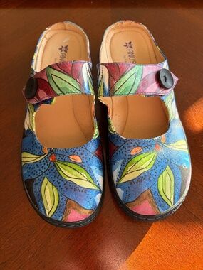 ANUSCHKA   -   Indira Mary Jane Open Back Slide Size 7